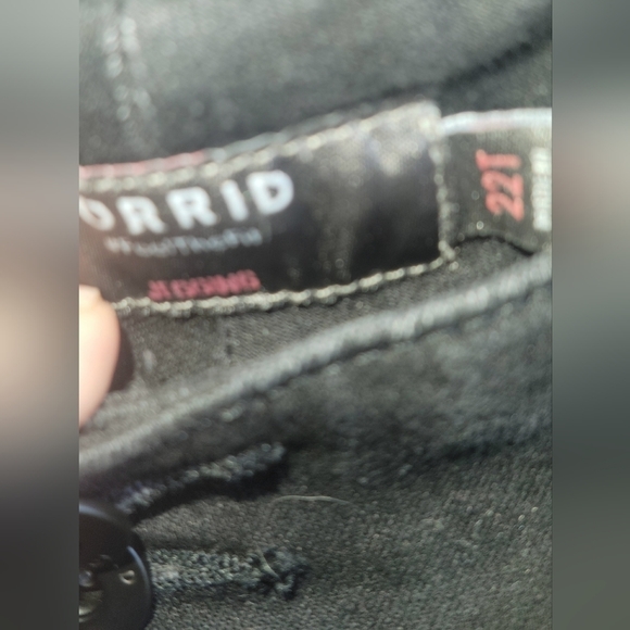 Torrid black jeans size 22w - Picture 3 of 3